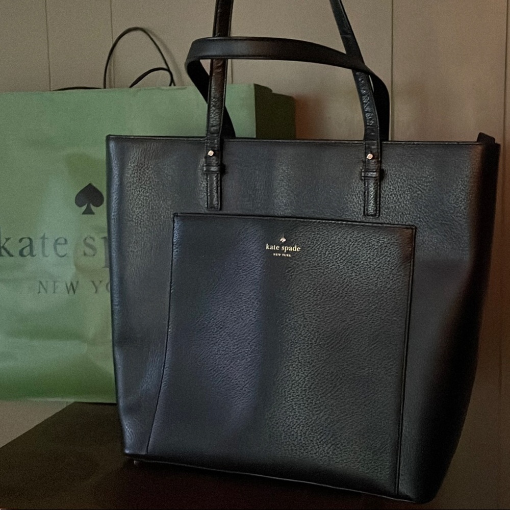 Kate Spade Black Leather Shoulder Bag